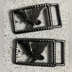 2 pc Eagle belt buckles.